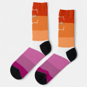 Chaussette Chaussettes d'équipage du mois de la fierté « L'am (Gauche)