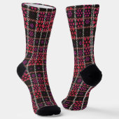 Chaussette Chaussettes d'équipage en Red Design pour hommes (Angulaire)
