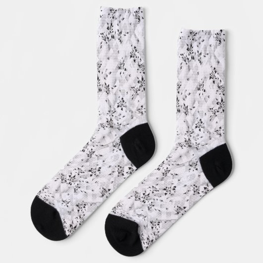 Chaussette Chaussettes d'équipage funky pour femmes et hommes (Gauche)