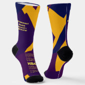 Chaussette Chaussettes d'équipage HBCU (Angulaire)