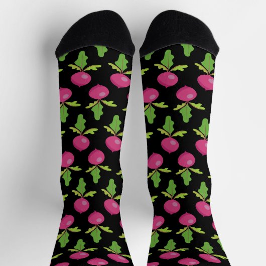 Chaussette Chaussettes d'équipage Heart Beets (Haut)