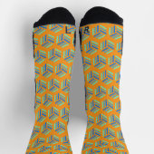 Chaussette Chaussettes d'équipage inspirées des peignes | Com (Haut)