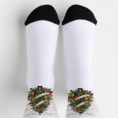 Chaussette Chaussettes d'équipage - Joyeux Noël (Haut)