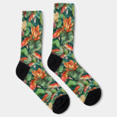 Chaussette Chaussettes d'équipage Koi et Water Lilies (Droite)
