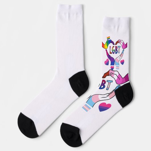 Chaussette Chaussettes d'équipage LGBT (Gauche)