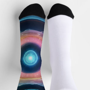 Chaussette Chaussettes d'équipage lumineuses laser non identi