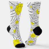 Chaussette Chaussettes d'équipage Motif Bold Edelweiss (Angulaire)