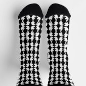 Chaussette Chaussettes d'équipage Motif de fantômes en miroir (Haut)