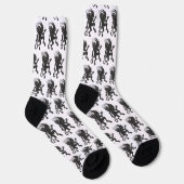 Chaussette Chaussettes d'équipage Motif Krampus (Droite)