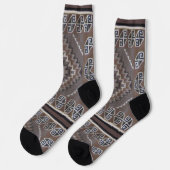 Chaussette Chaussettes d'équipage Motifs amérindiennes (Gauche)