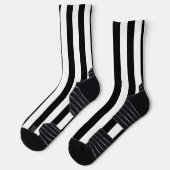 Chaussette Chaussettes d'équipage noir et blanc (Gauche)