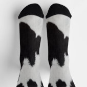 Chaussette Chaussettes d'équipage noir et blanc (Haut)