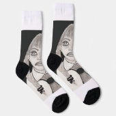 Chaussette Chaussettes d'équipage non amusées (Droite)