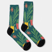 Chaussette Chaussettes d'équipage plantes (Droite)