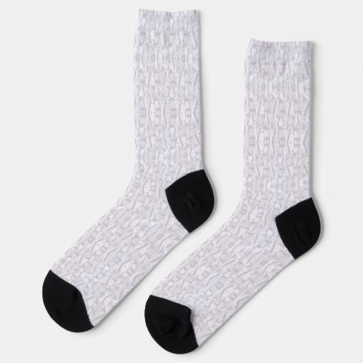 Chaussette Chaussettes d'équipage | Poignée, coton et confort (Gauche)