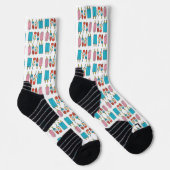 Chaussette Chaussettes d'équipage Popsicles (Droite)