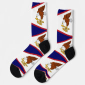 Chaussette Chaussettes d'équipage pour femmes avec drapeau de (Gauche)
