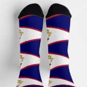 Chaussette Chaussettes d'équipage pour femmes avec drapeau de (Haut)