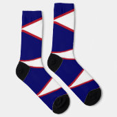 Chaussette Chaussettes d'équipage pour femmes avec drapeau de (Droite)