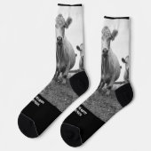 Chaussette Chaussettes d'équipage Premium durables de vache (Gauche)