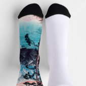 Chaussette Chaussettes d'équipage Premium durables - Neige pe (Haut)