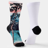 Chaussette Chaussettes d'équipage Premium durables - Neige pe (Angulaire)