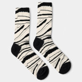 Chaussette Chaussettes d'équipage Premium Poster de animal Ze (Droite)