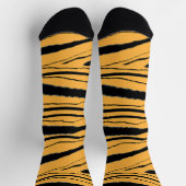 Chaussette Chaussettes d'équipage Premium Tiger Poster de ani (Haut)