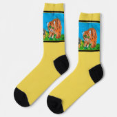 Chaussette Chaussettes d'équipage Red Kitten (Gauche)