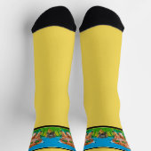 Chaussette Chaussettes d'équipage Red Kitten (Haut)