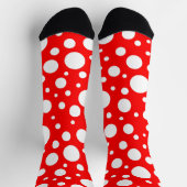 Chaussette Chaussettes d'équipage Red Spots (Haut)