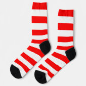 Chaussette Chaussettes d'équipage Red Stripes (Gauche)