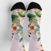 Chaussette Chaussettes d'équipage rose (Haut)