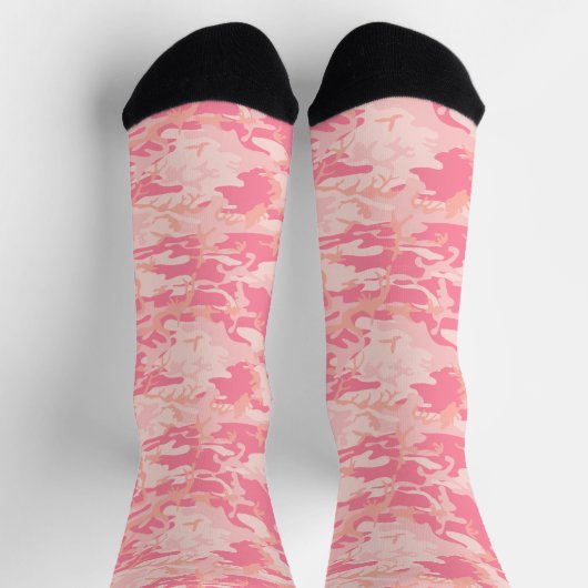 Chaussette Chaussettes d'équipage rose (Haut)