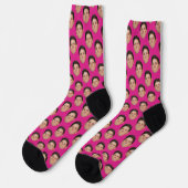 Chaussette Chaussettes d'équipage rose chaud (Gauche)
