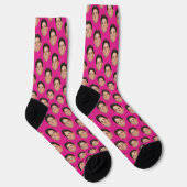 Chaussette Chaussettes d'équipage rose chaud (Droite)