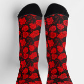 Chaussette Chaussettes d'équipage rose Motif Art (Haut)