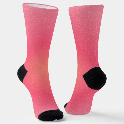 Chaussette Chaussettes d'équipage rose pour femmes (Angulaire)