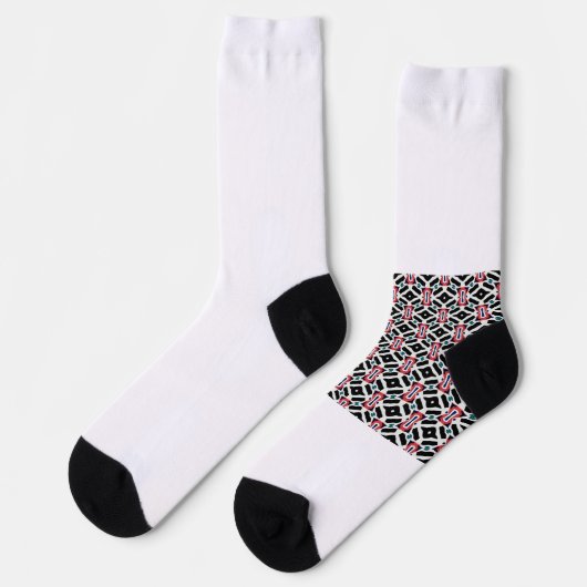 Chaussette Chaussettes d'équipage stylish : Le confort rencon (Gauche)
