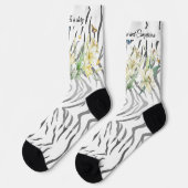 Chaussette Chaussettes d'équipage Tiger, Lilly et Papillons (Gauche)