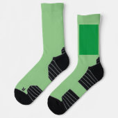 Chaussette Chaussettes d'équipage vert coloré (Gauche)