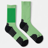 Chaussette Chaussettes d'équipage vert coloré (Droite)