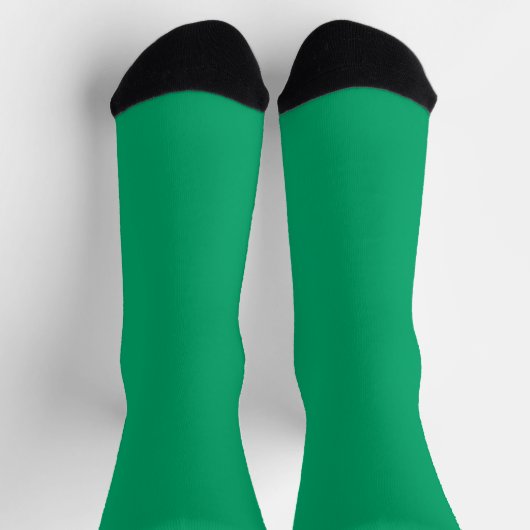 Chaussette Chaussettes d'équipage vert couleur Crayon (Haut)
