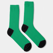 Chaussette Chaussettes d'équipage vert couleur Crayon (Droite)
