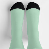 Chaussette Chaussettes d'équipage vert pour femmes (Haut)