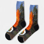 Chaussette Chaussettes d'équipe de pompiers (Gauche)