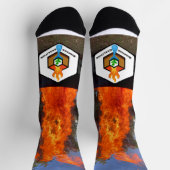 Chaussette Chaussettes d'équipe de pompiers (Haut)
