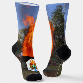 Chaussette Chaussettes d'équipe de pompiers (Angulaire)
