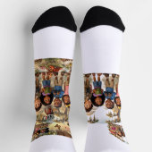 Chaussette Chaussettes d'équipe des Lil' Bayou Explorers (Haut)