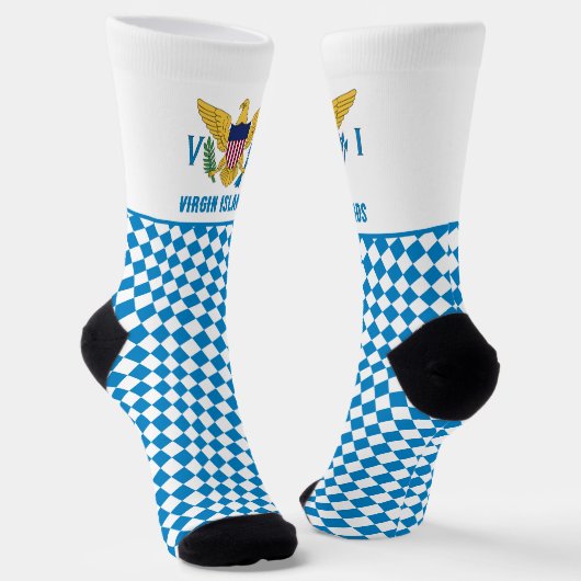 Chaussette Chaussettes des îles Vierges américaines, mode dra (Angulaire)